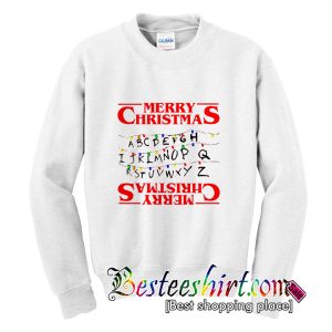 Stranger Things Merry Christmas Sweatshirt