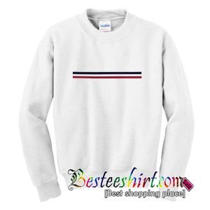 Stripe Color Sweatshirt