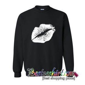 White Lips Sweatshirt