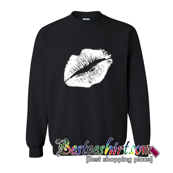 White Lips Sweatshirt
