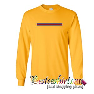 Yellow Stripe Colors Sweatshirt