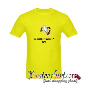 A Cold Wall Gold Yellow T-Shirt