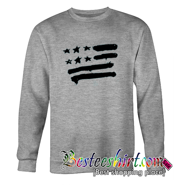 black american flag sweatshirt