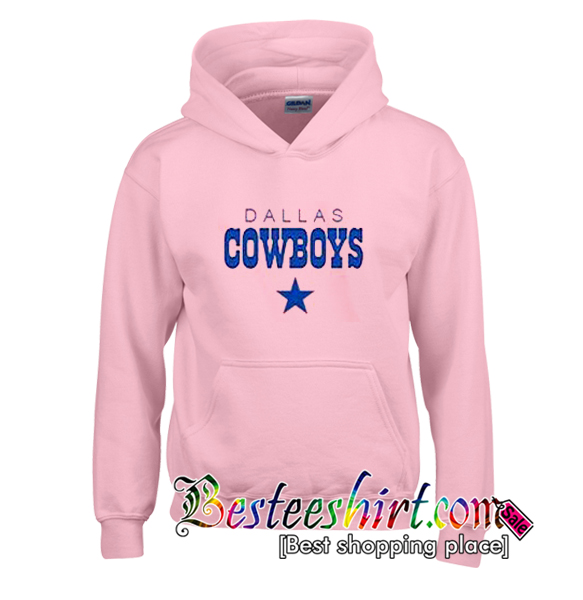 dallas cowboys pink pullover hoodie