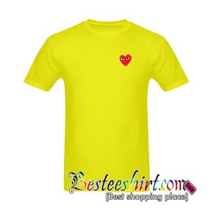 Garcon Heart Soul Eyes Print Pocket Logo T-Shirt