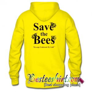 Save The Bees Hoodie Back