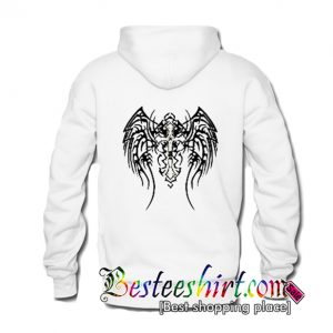 Set of Cross and Wings Hoodie Back