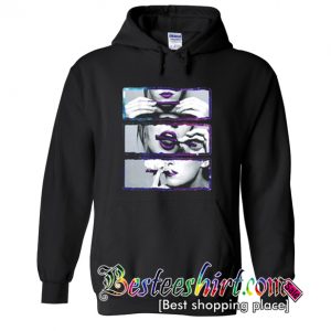 Sexy Girl Rolling Blunt Galaxy Hoodie