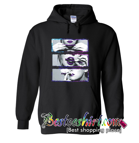 Sexy Girl Rolling Blunt Galaxy Hoodie