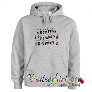 Stranger Things Alphabet Hoodie