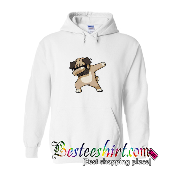 Dabbing Pug Dog Hoodie