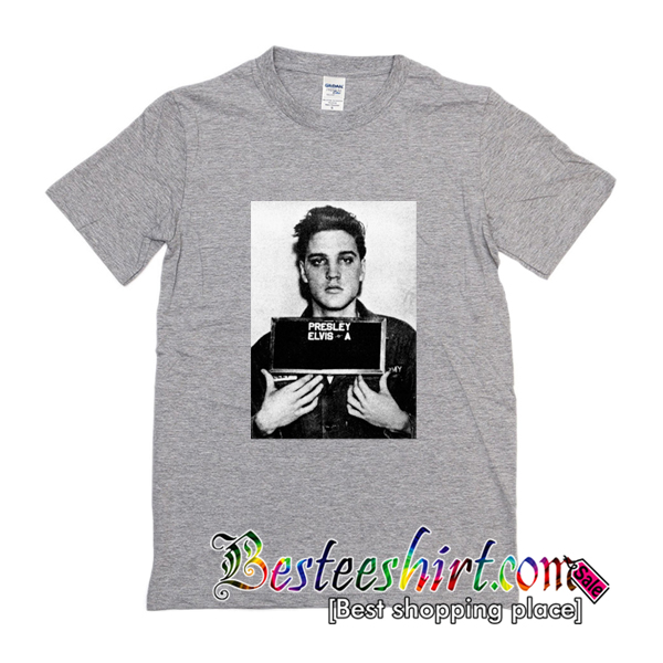 elvis mugshot tee