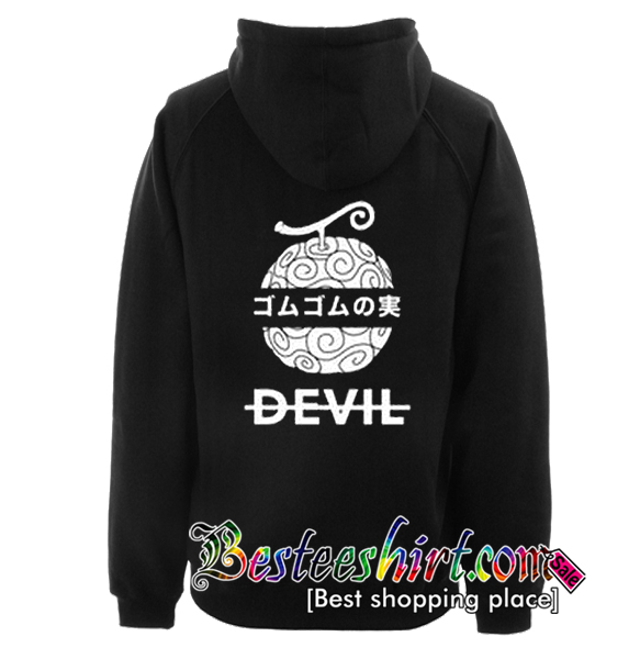 Gum Gum Devil Hoodie Back