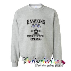 Hawkins Middle School AV Club 1983 Sweatshirt