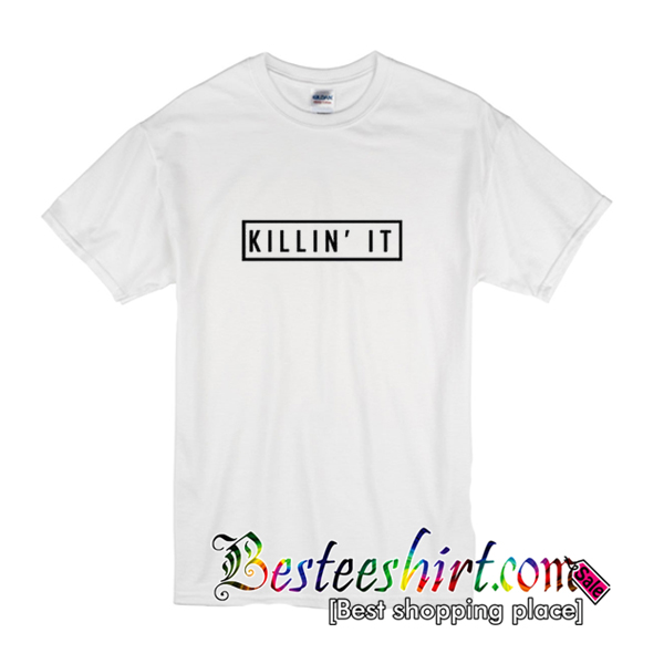 killin it dog shirt