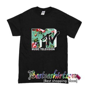 MTV Floral Logo T-Shirt