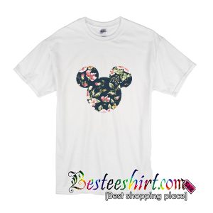 Mickey Mouse Floral T-Shirt