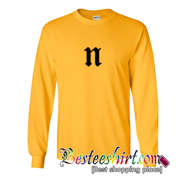 N Font Sweatshirt