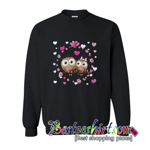 Owl Couple Love Sweatshirt