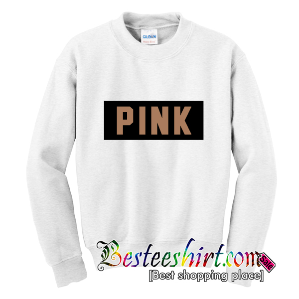 women's pink sweatshirt