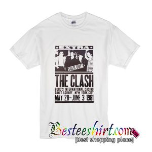The Clash 1981 Poster T-Shirt