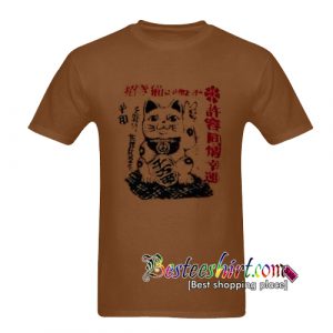 Lucky Cat Japanesse T Shirt