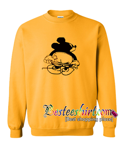 reserved mickey mouse sweatshirt