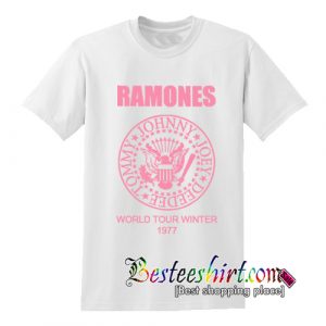 Ramones World Tour Winter 1977 T-Shirt
