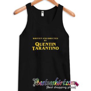 Written and Directed Quentin Tarantino Tanktop