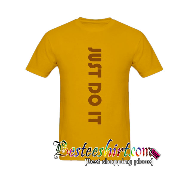 yellow just do it shirt