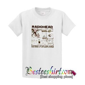 Radiohead Colored In Drawing T Shirt