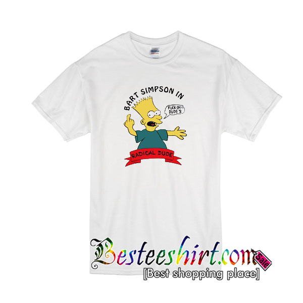 Simpson Fuck Off Dudes T shirt