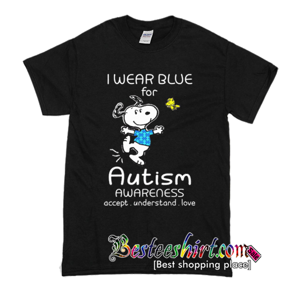 snoopy autism shirt