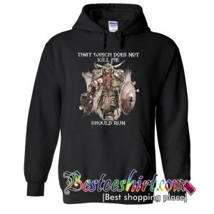 That which does not kill me shoulld run shirt and love after every run hoodie