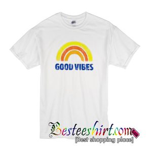 Good Vibes Black Ringer T-Shirt