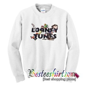 Looney Tunes White Sweatshirt