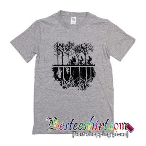 Stranger Things Sillhouette Grey T-Shirt