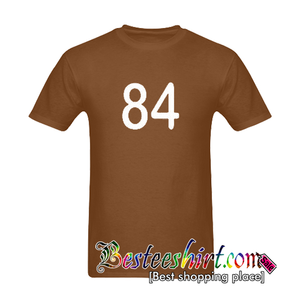 84 Font Number T Shirt