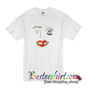 Drawn Face T Shirt