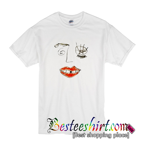 Drawn Face T Shirt