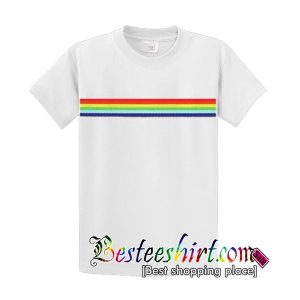 Rainbow Stripe T Shirt