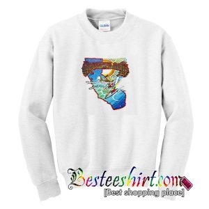 gratefull dead surfing skeleton Sweatshirt