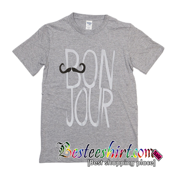 bonjour hi t shirt