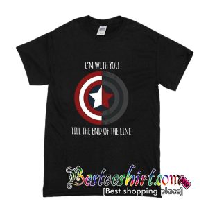 Captain America I'm with you T-Shirt