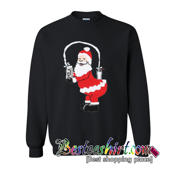 Milk Santa Sweatshirt