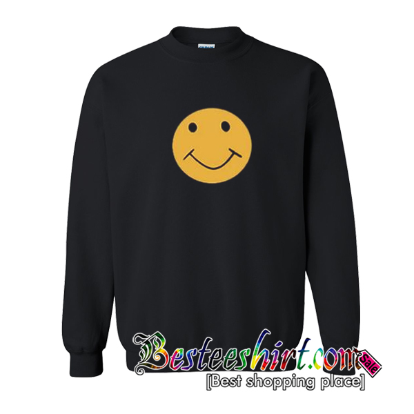 smiley sweatshirt