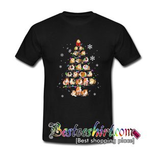 Guinea Pig Christmas Tree T Shirt
