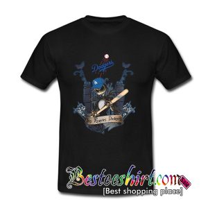 Jack Skellington Los Angeles Dodgers T Shirt