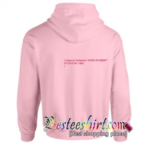 Nerd Student Back Hoodie