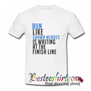 Run Like Shawn Mendes Merch T Shirt (BSM)